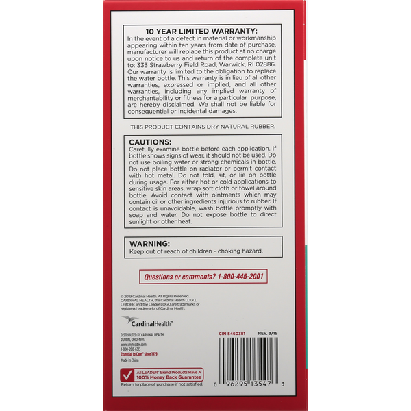 Leader Fountain Syringe Douche Enema 2Qt