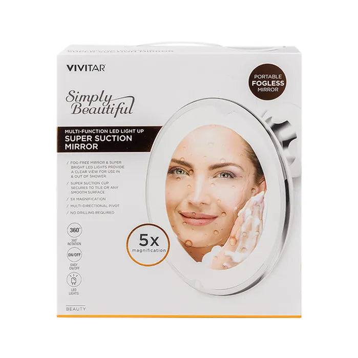 Vivitar Simply Beautiful Led Light Mirror 5X