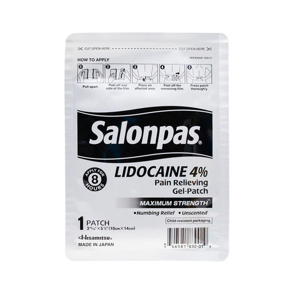 Salonpas Lidocaine 4% Gel Patch