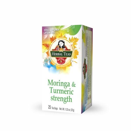 Herbal Teas Moringa &Turmeric Strength 25 Tea Bags