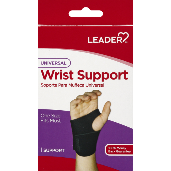 Leader Wrist Support Universal Black