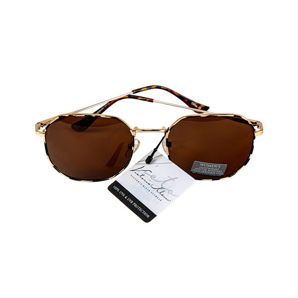 Sav Victoria Klein Sun Metal Round Brown Victoria Klein12