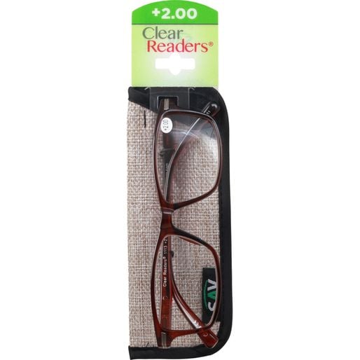 Sav Crystal Red Plastic Clear Readers  1113 +2.00
