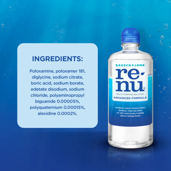 Bausch & Lomb ReNu Advanced Multi-Purpose Solution 4oz