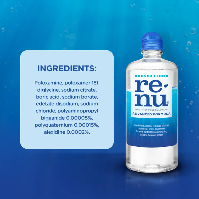Bausch & Lomb ReNu Advanced Multi-Purpose Solution 4oz
