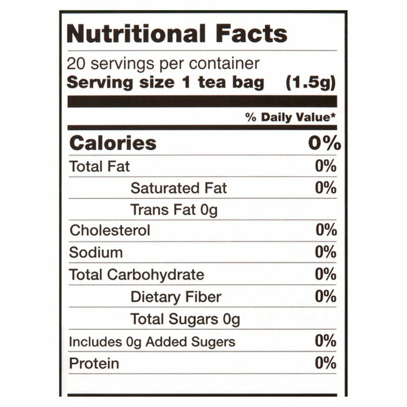 Brad's Organic Green Tea With Kombucha Tea Bags 20ct