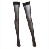 Medi Assure Thigh With Beaded Silicone Top Band 30-40mmHg Closed Toe Black