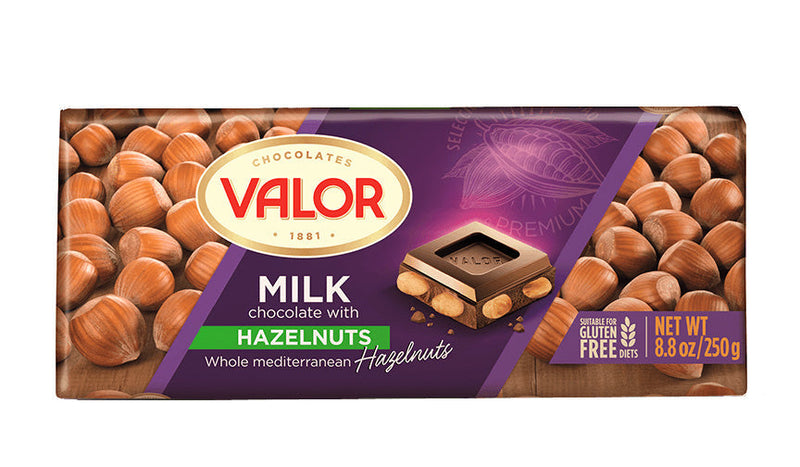 Valor Milk Chocolate With Hazelnut 8.75Oz