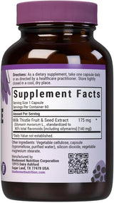 BlueBonnet Milk Thistle Fruit and Seed Extract Supplement, 60 Count