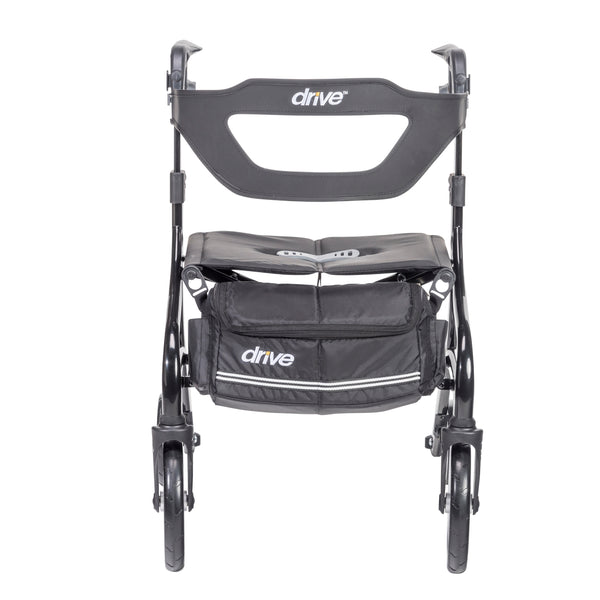 Drive Medical Nitro Sprint Rollator Rolling Walker, Black