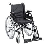 Drive Medical Lynx Ultra Lightweight Wheelchair, Swing away Footrests, 18" Seat