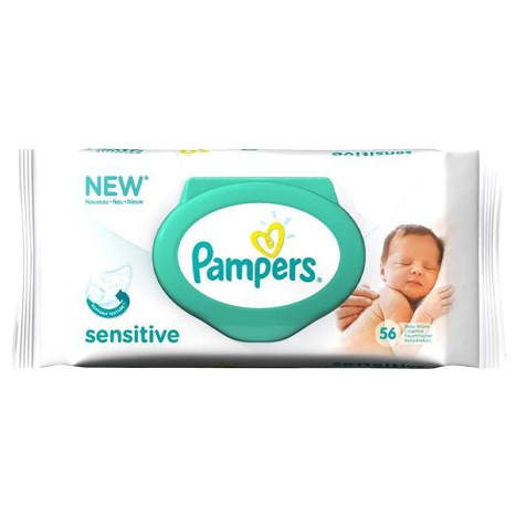 Pamper's Sensitive Fragance Free Wipes 52ct