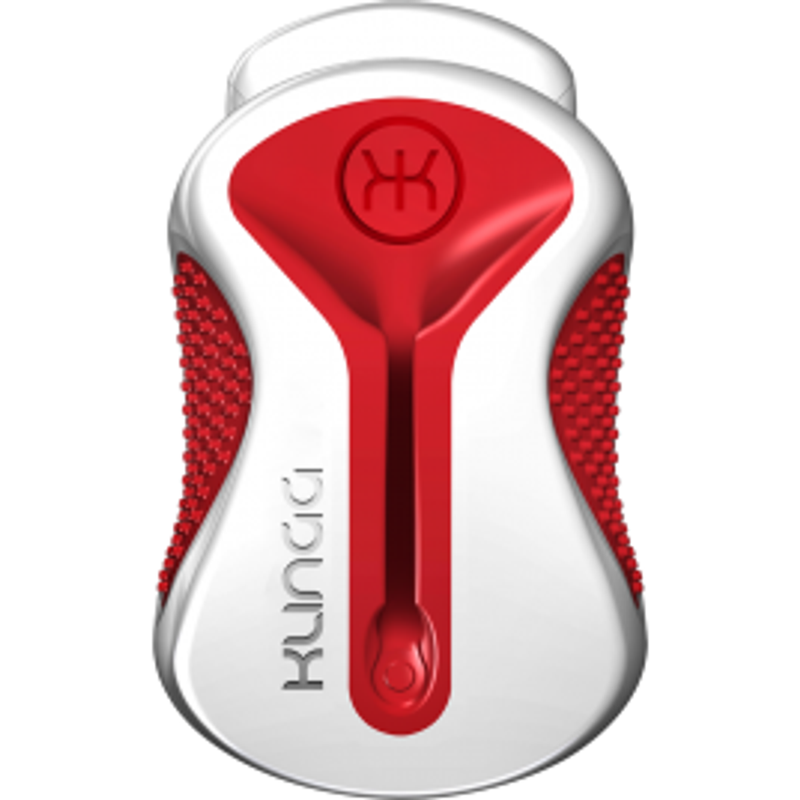 Klingg Magnetic Get On it Earphone Cord Holder Red & White