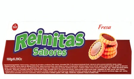 Reinitas Sabores Fresa Tartlets with Strawberry Filling, 8 ct