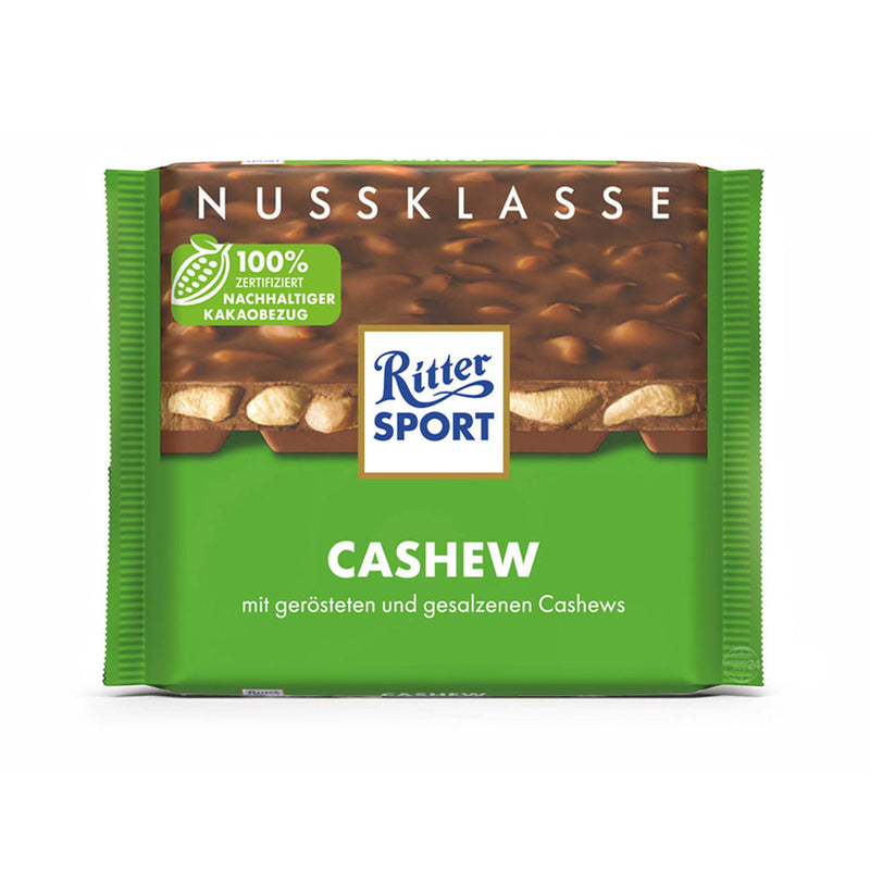 Ritter Sport Mint Chocolate with Cashew 3.5oz