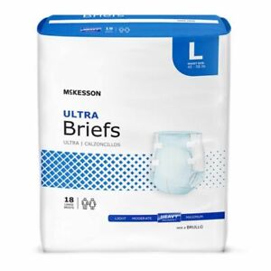 McKesson Ultra Incontinence Brief L 18ct