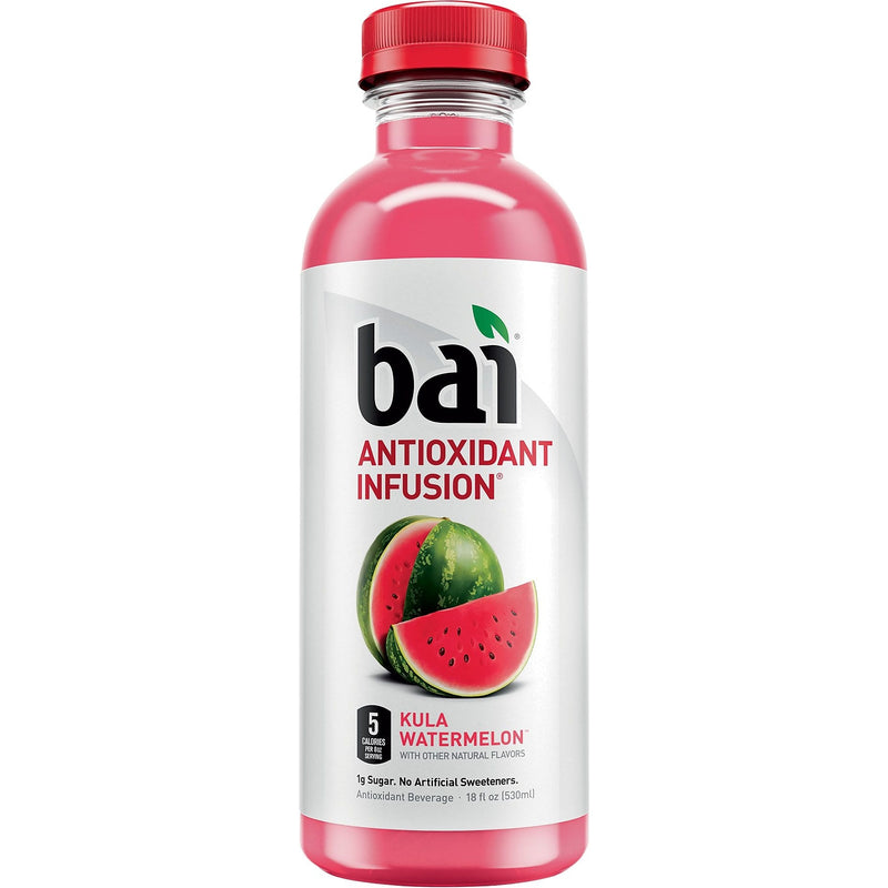Agua antioxidante Bai Kula Sandía 18oz