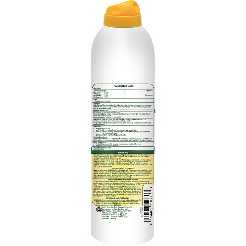 Australian Gold SPF 30 Continuos Spray Insect Repellent 5.6oz
