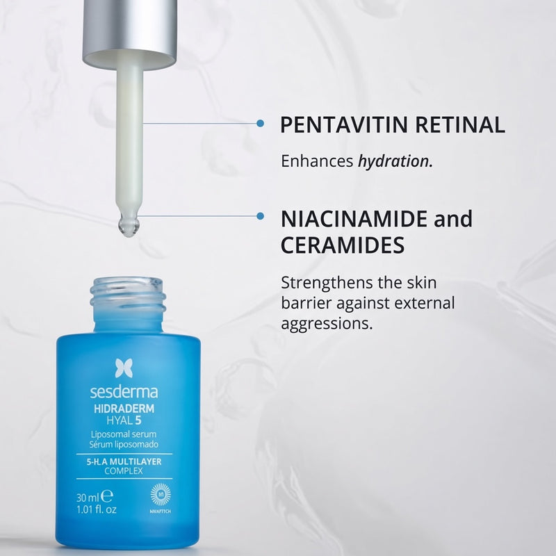 Sesderma Hidraderm Hyal 5 Facial Serum 1Oz