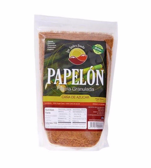 Los Andes Foods Papelon Panela Granulada 100% Cana De Azucar 16Oz