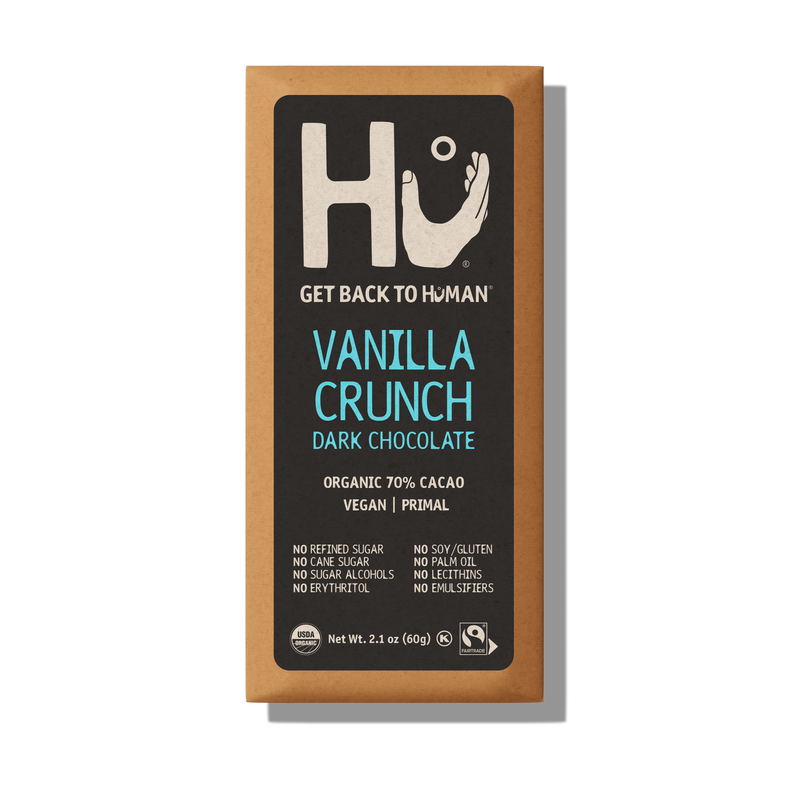 Hu Dark Chocolate Vanilla Crunch 70% 2.1oz