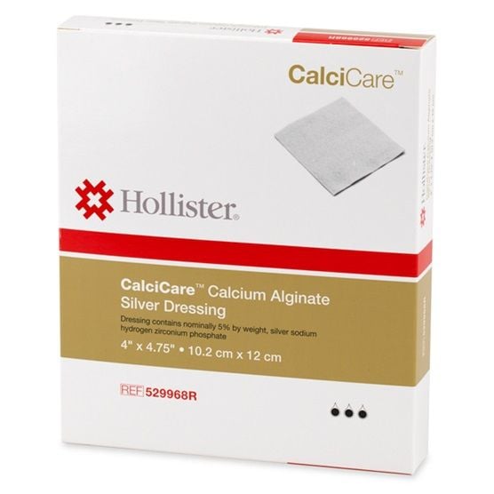 Hollister Calcium Alginate Dressing with Silver Restore 4" x 4.75" 10ct 529968R