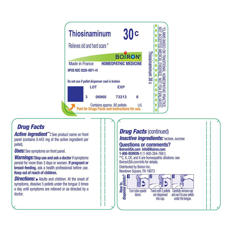Boiron thiosinaminum 30c 80 gránulos
