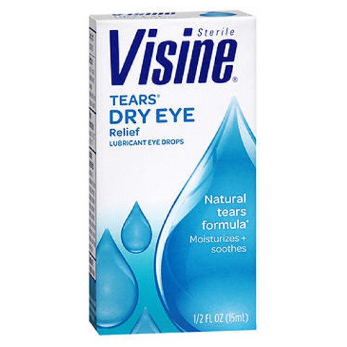 Visine Dry Eye Relief Lubricant Eye Drops