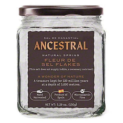 Ancestral Natural Spring Fleur De Sel Salt Flakes 5.99oz