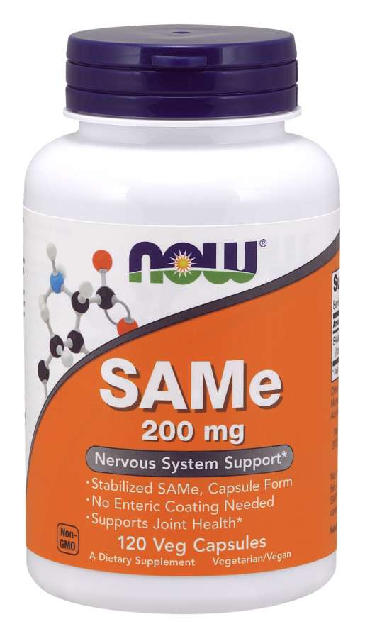 Now Sam-E 200mg 120 Vegetable Capsules