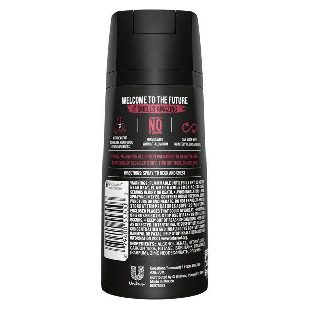 Axe Essence Deodorant Body Spray 4Oz