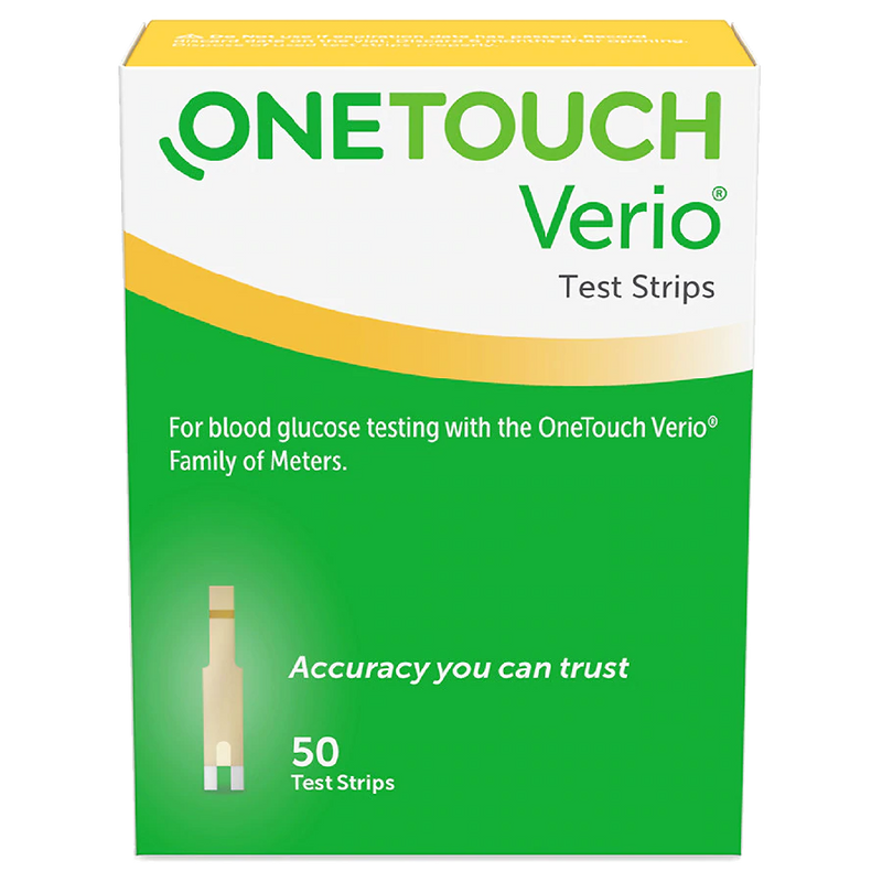 OneTouch Verio Test Strips - 50 Pcs
