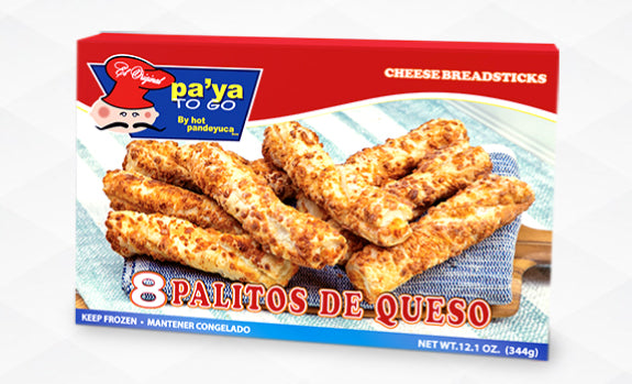 PAN PA YA 8 CHEESE BREADSTICKS/PALITOS DE QUESO