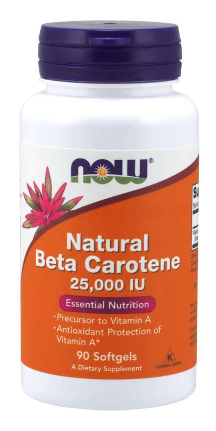 Now Nat Beta Carotene 25000 IU