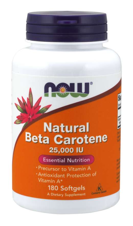 Now Nat Beta Carotene 25000 IU