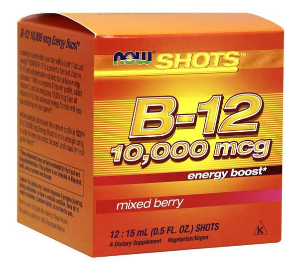 Now Energy B-12 Now Shot 15Ml 12 Pack