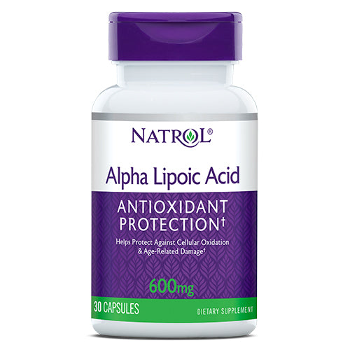Natrol Alpha Lipoic Acid 600mg 30 Capsules