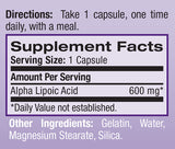 Natrol Alpha Lipoic Acid 600mg 30 Capsules