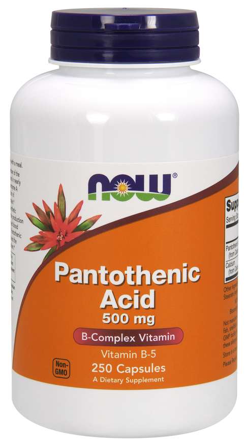Now Pantothenic Acid 500mg