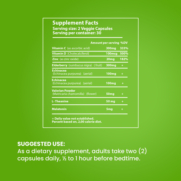 Natuvitz Zen Rest Defense Plus Vegetable Capsules