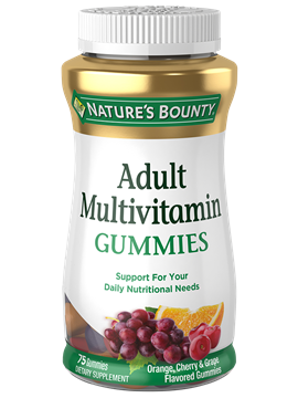 Bounty de la naturaleza para adultos múltiples gummies