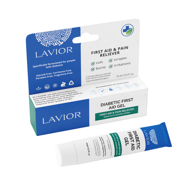 Gel de primeros auxilios diabético de Lavior