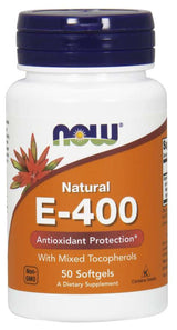 Now E-400 Mixed Tocopherols 100 Softgels