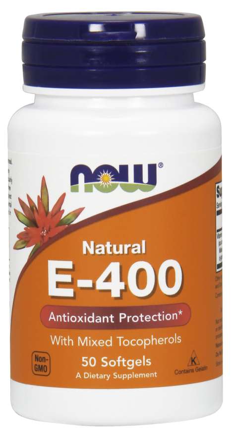 Now E-400 Mixed Tocopherols 100 Softgels