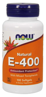 Now E-400 Mixed Tocopherols 100 Softgels