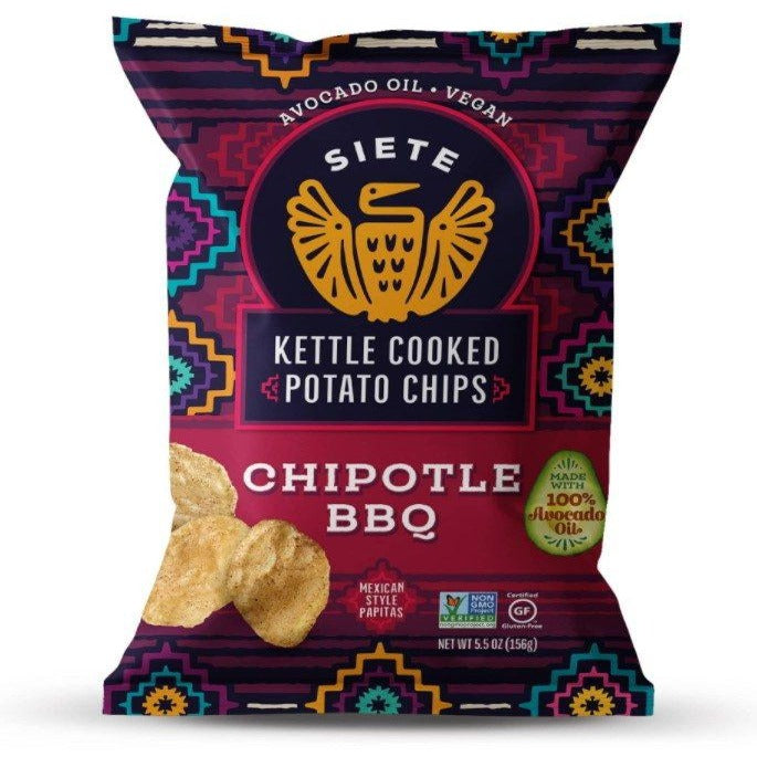 Siete Family Foods Chipotle BBQ Potato Chips, 5.5 OZ