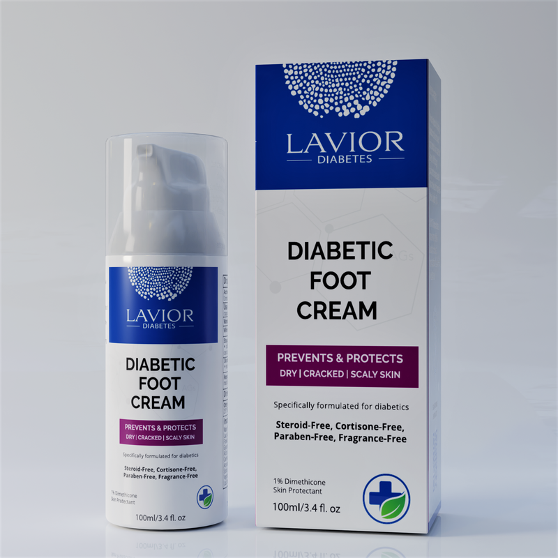 Crema de pie diabético de Lavior 3.4 oz