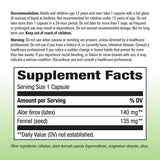 Nature's Way Aloe Vera 100 Vegetable Capsules