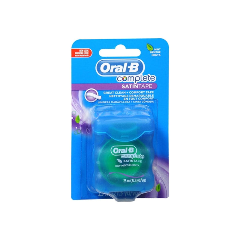 Cinta oral-B satinada hilo dental menta fresca 27 yardas