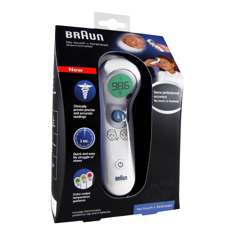Braun sin termómetro táctil y frente